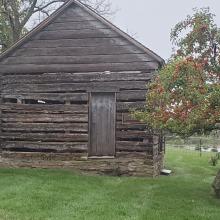 Log School, by the Madison County Historical Society