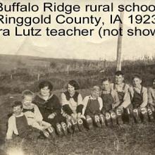 Buffalo Ridge School class photo, 1923