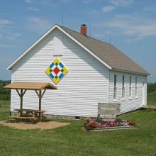 The schoolhouse as a museum in 2009