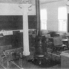 The interior of the school, undated