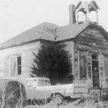 The schoolhouse circa 1960s or 1970s